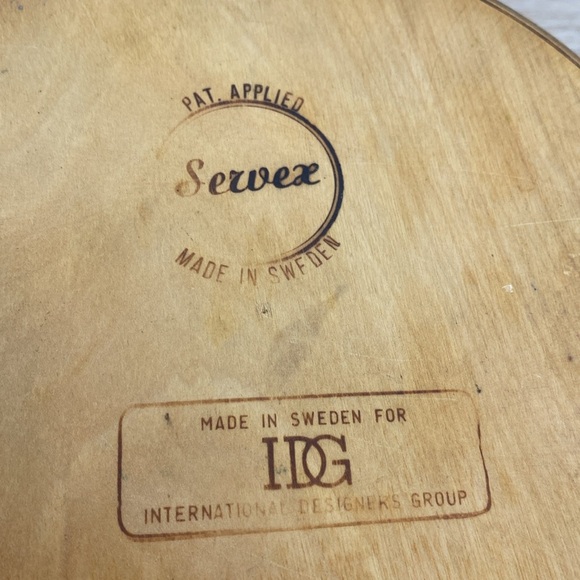 Rare‎ Swedish Teak Thin Wall Bowls MCM - Picture 6 of 10